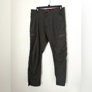 Wrangler Cargo Pants Men’s 34X30 Gray Outdoor Climbing Camping Pant